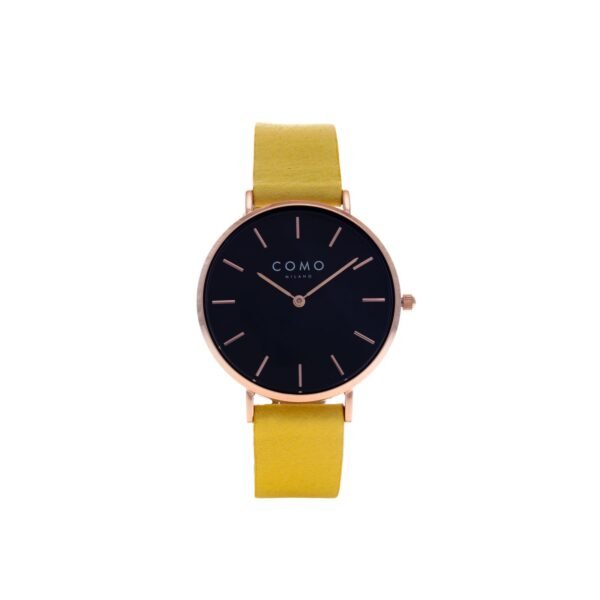 Como Milano Leather Watch